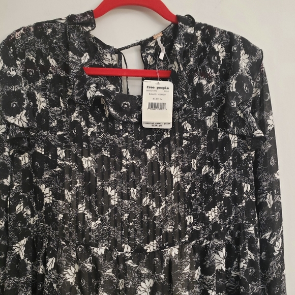 NWT Free People These Dreams Boho Tunic Dress Size L - Picture 2 of 3